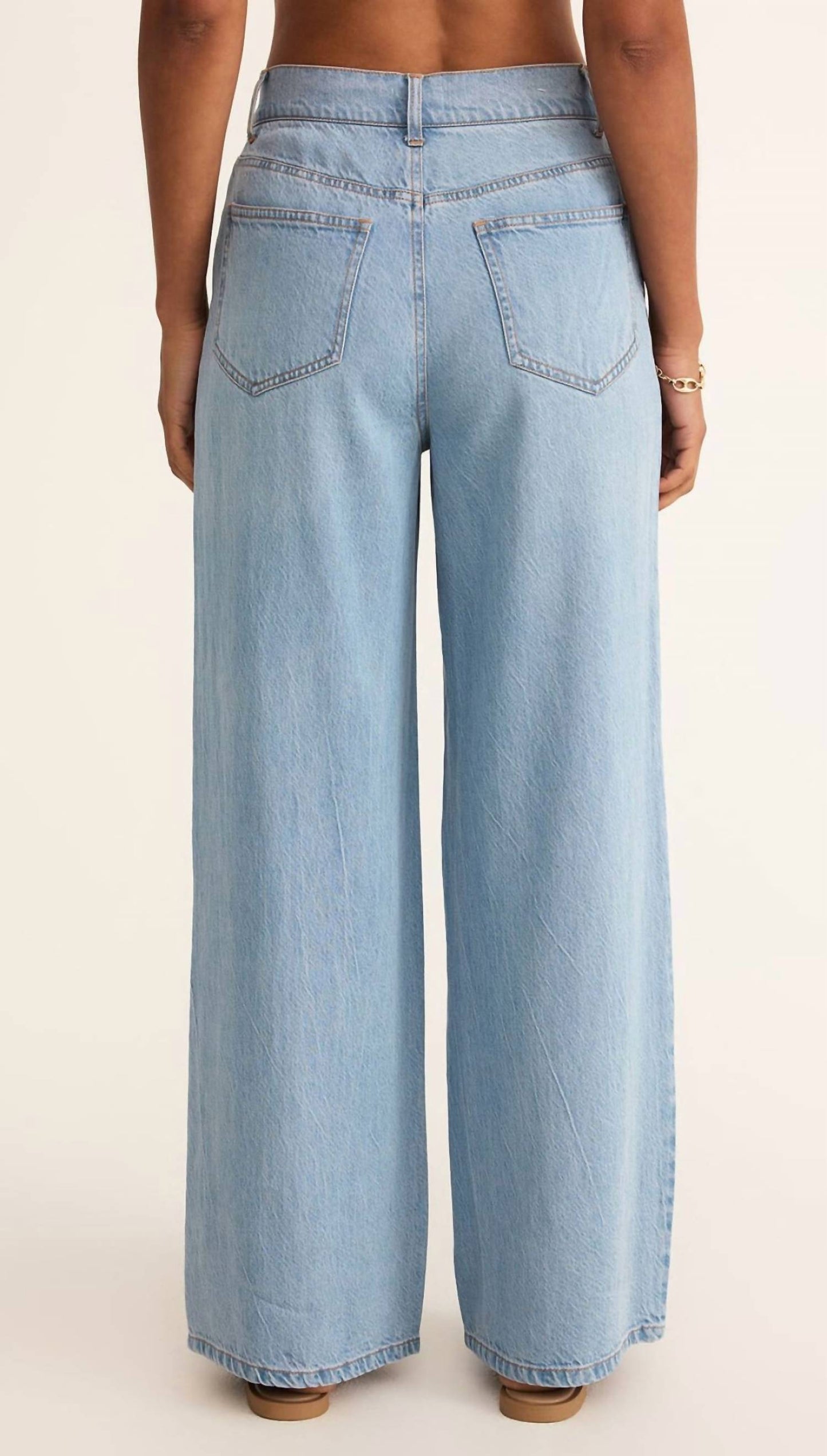 Z Supply - Mia Loose Wide Leg Denim Pant