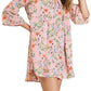 Umgee - Floral Keyhole Dress