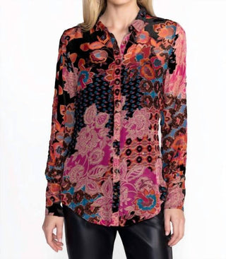 Johnny Was - YRENE BURNOUT BLOUSE
