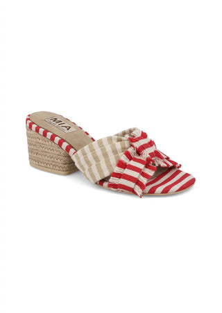 Mia - Women's Isandra Raffia Bow Heel Sandal
