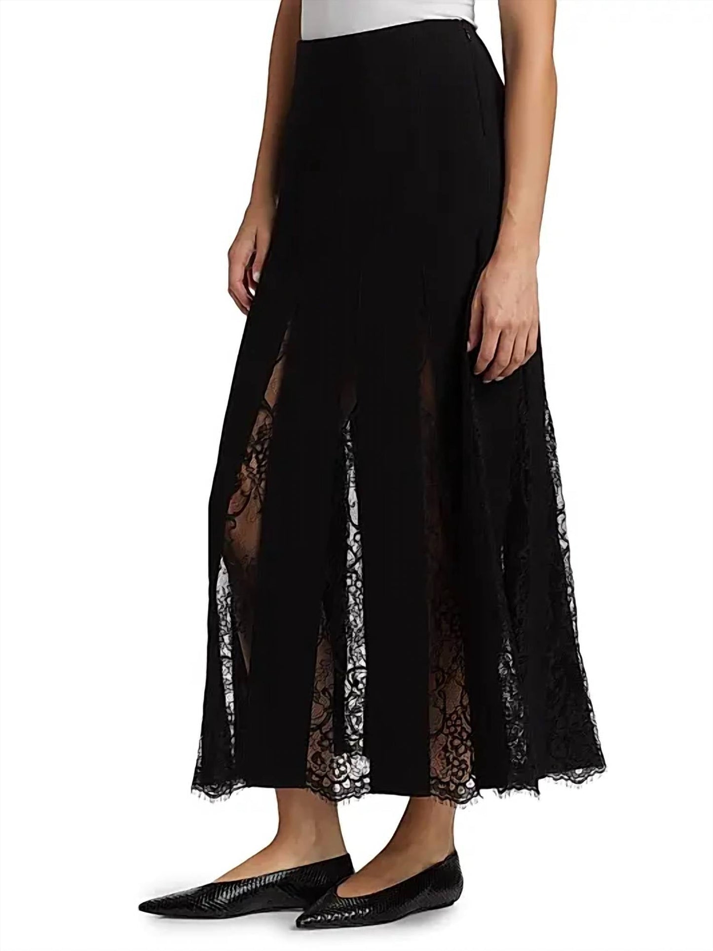 A.L.C. - Mira Lace A-line Maxi Skirt