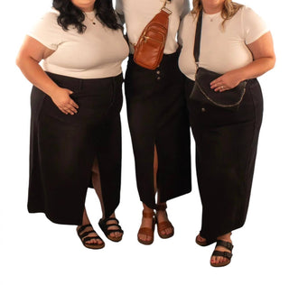 Mikarose - Ruby Maxi Denim Skirt