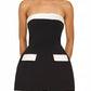 Amanda Uprichard - Lucienne Strapless Skort Romper