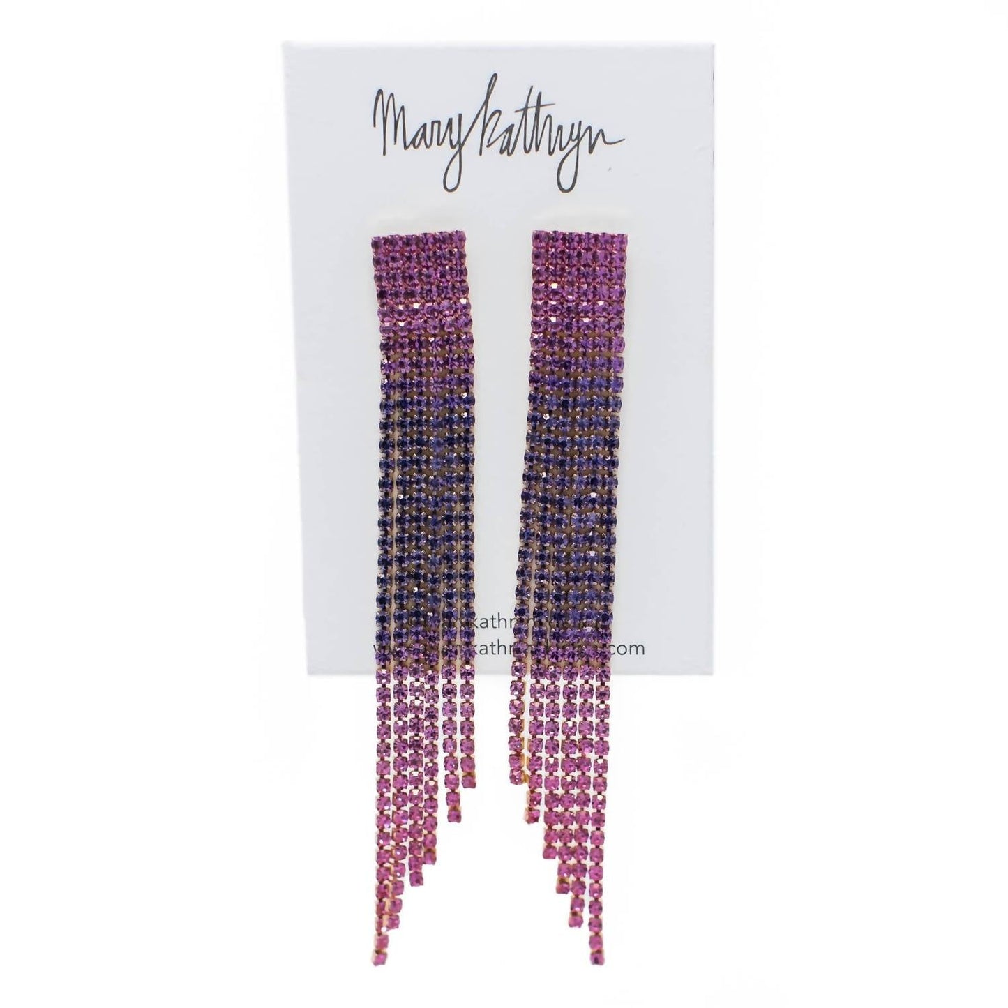 Mary Kathryn Designs - Women Pink & Purple Sparkly Threaders
