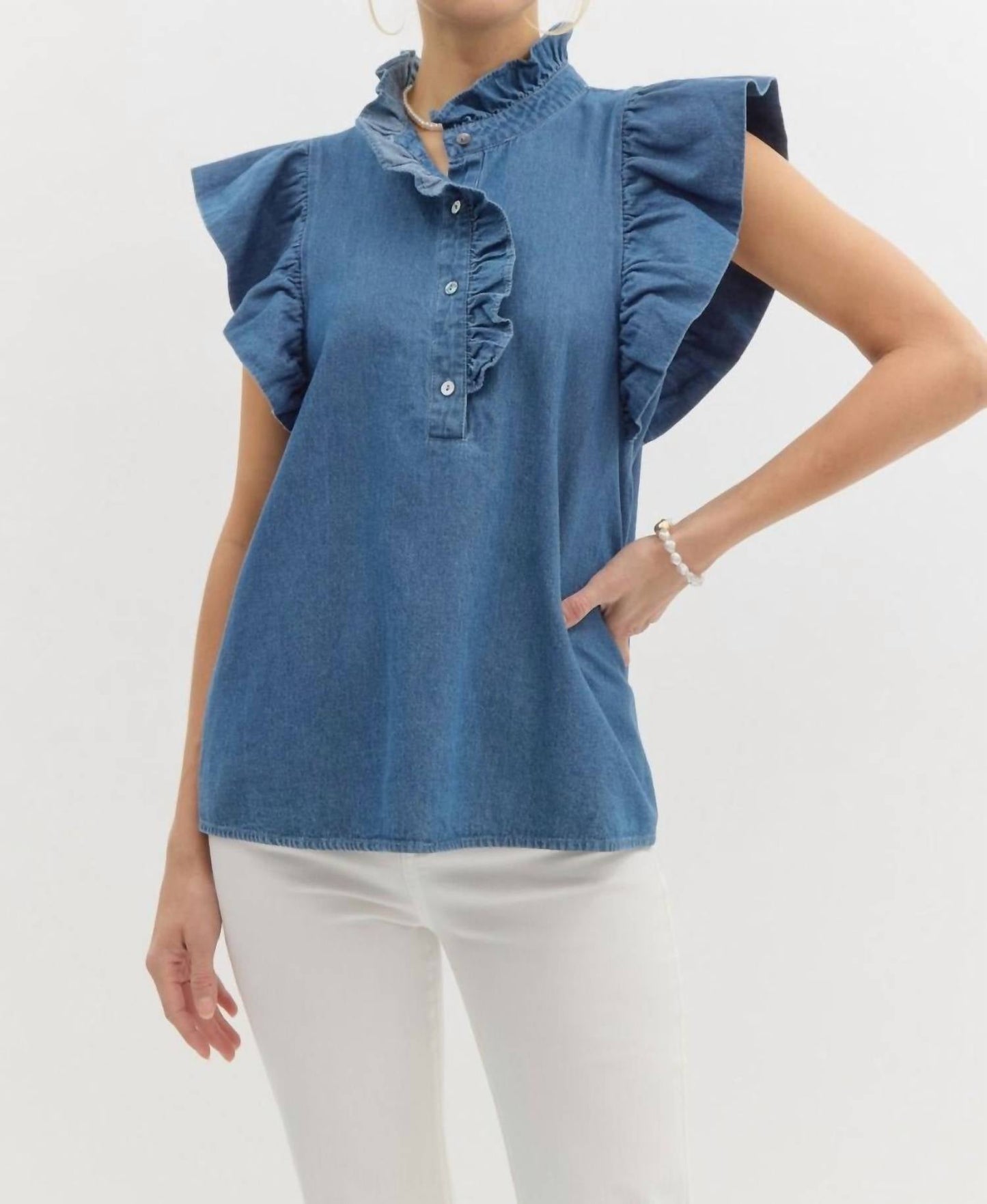 Entro - Ruffled Romance Top
