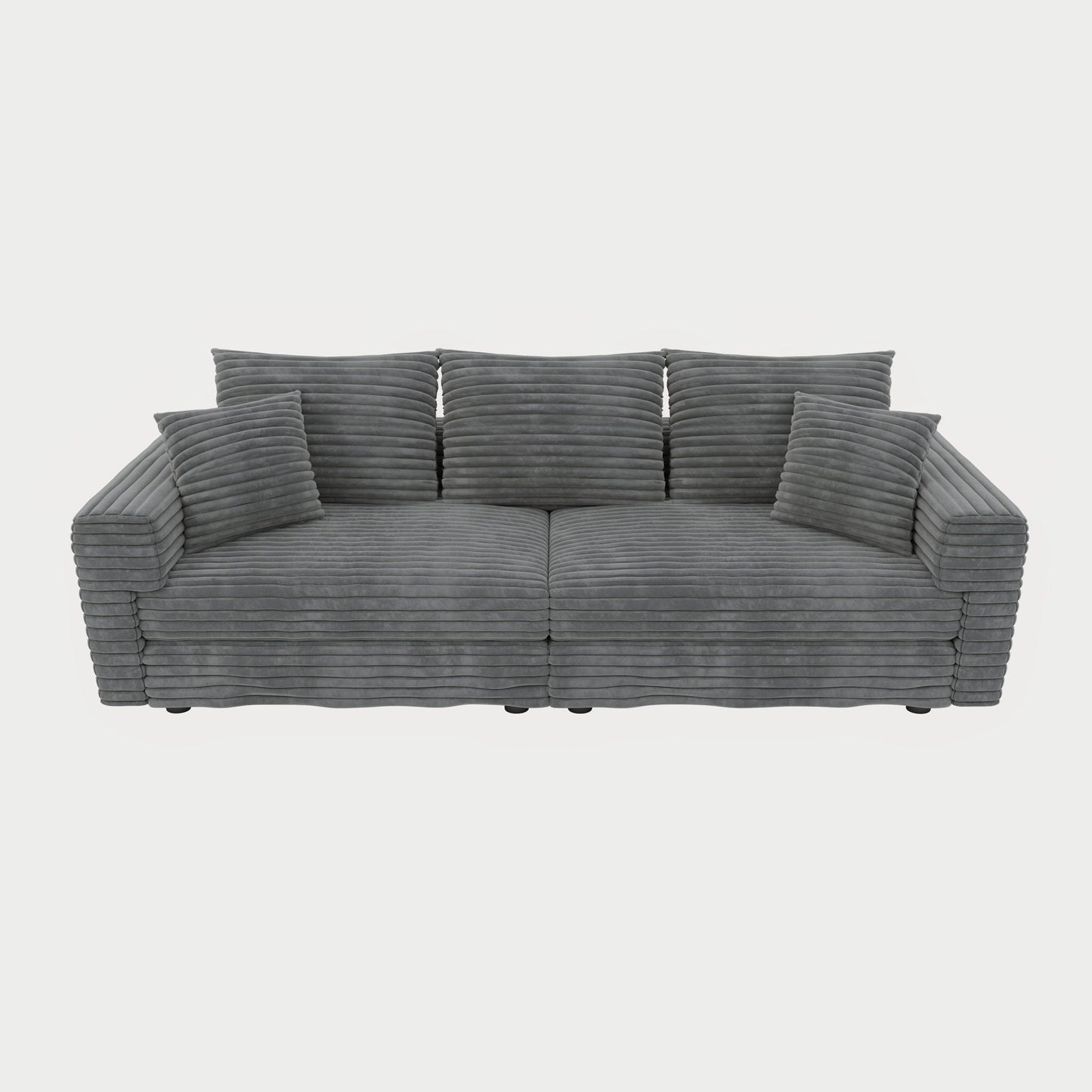 4 Seat Modern Comfy Upholstered Sofa Cloud Couch