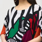 Joseph Ribkoff - Abstract Print Poncho