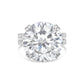Diana M Jewels - Women's Lab Grown Round Diamond Split Shank Engagement Ring
