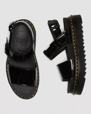Dr. Martens - Voss Women's Patent Leather Strap Sandals