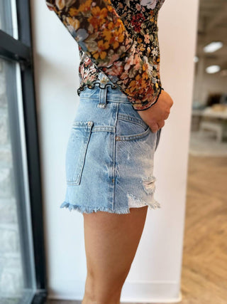 Free People - Emmitt Distressed Shorts