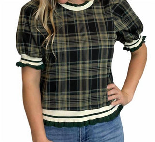 Entro - Plaid Top