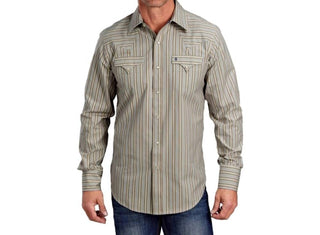 Stetson - Stetson Stripe Snap Button Down Shirt