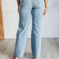 Judy Blue - Women's High Rise Rigid Magic Destroyed Straight Jeans