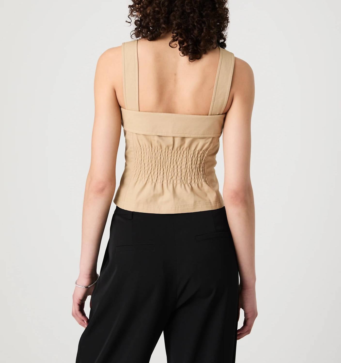 French Connection - Trench Squareneck Top