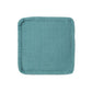 Hansolo Yarn Square Pouf Ottoman Or Floor Cushion - Teal
