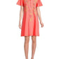 Johnny Was - FLUTTER SLEEVE HENLEY DRESS CALISTA