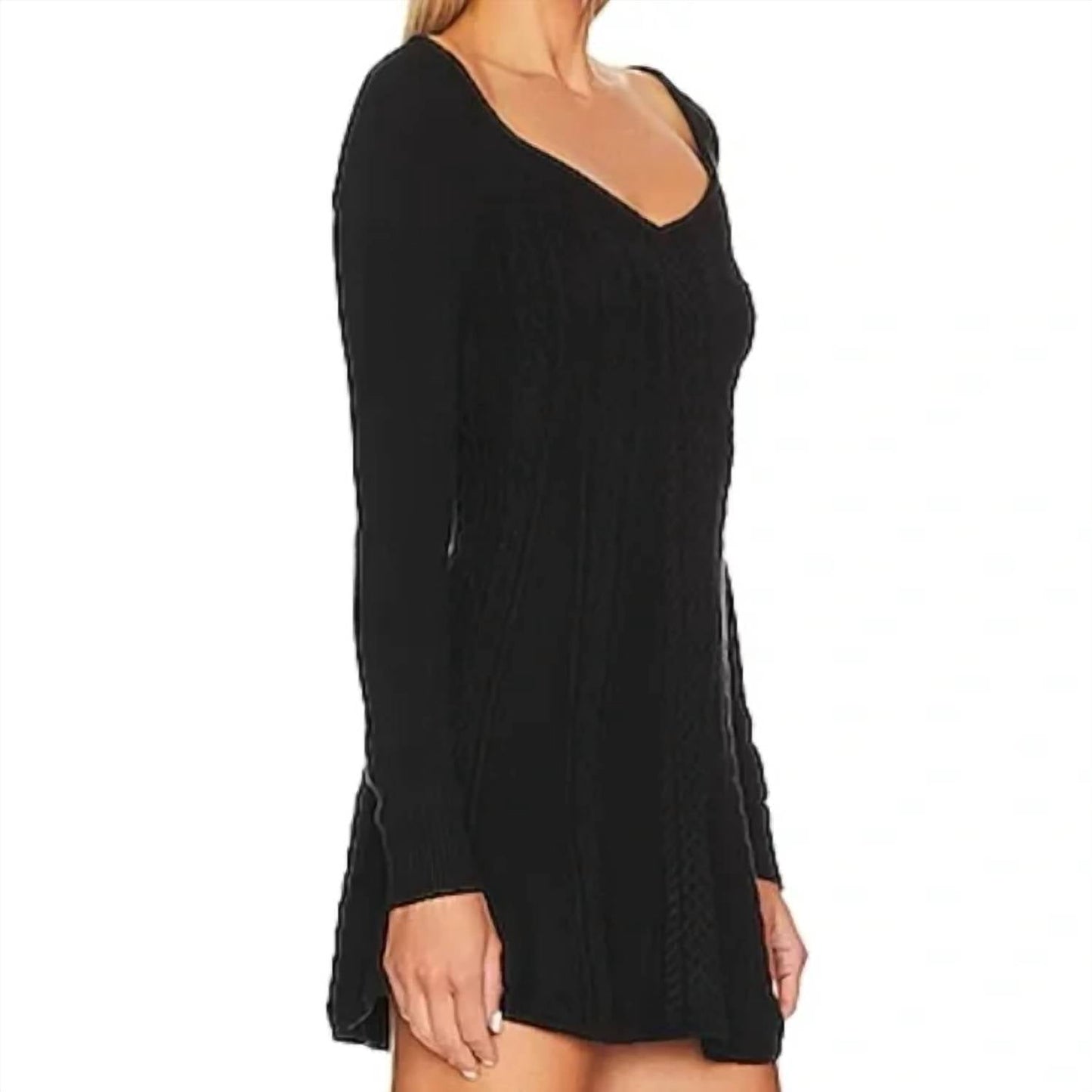 Free People - Small World Mini Sweater Dress