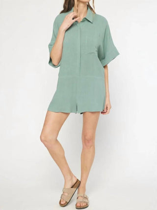 Entro - Linen Blend Romper