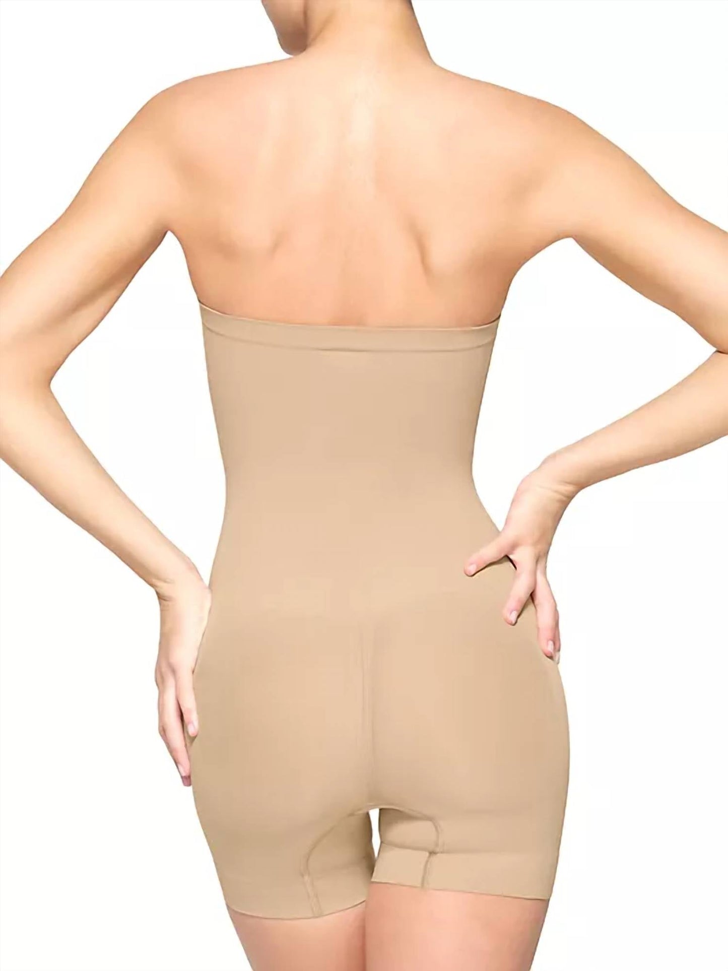 Skims - seamless sculpt strapless shortie bodysuit
