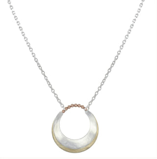 Marjorie Baer - Women's Large Crescents With Beads Necklace