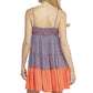 Entro - Gingham Tiered Mini Dress