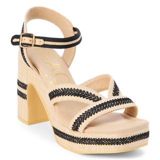 Matisse - Women's Adelaide Raffia Platform Heels
