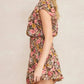 Entro - Floral Smocked Dress