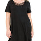 Entro - Modal Strappy Tee Shirt Dress - Plus