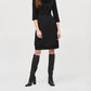 Joseph Ribkoff - Jacquard And Silky Knit Cocoon Dress