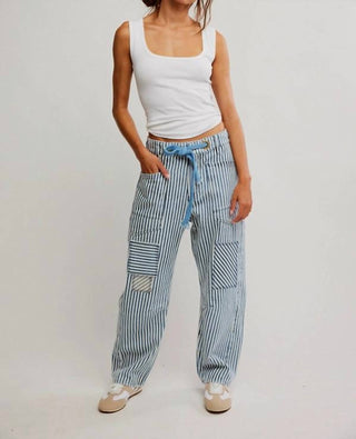 Free People - Moxie Railroad Low-slung Jeans