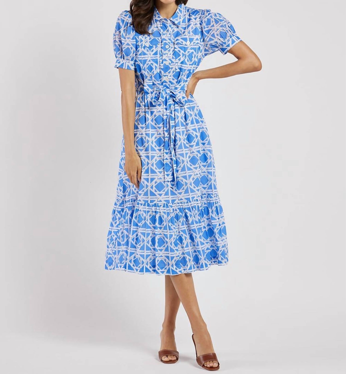 Jude Connally - Marina Puff Sleeve Maxi Dress