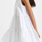 French Connection - Rhodes Poplin Sleeveless Tiered Dress