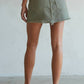 By Together - Fray Detail Mini Skirt