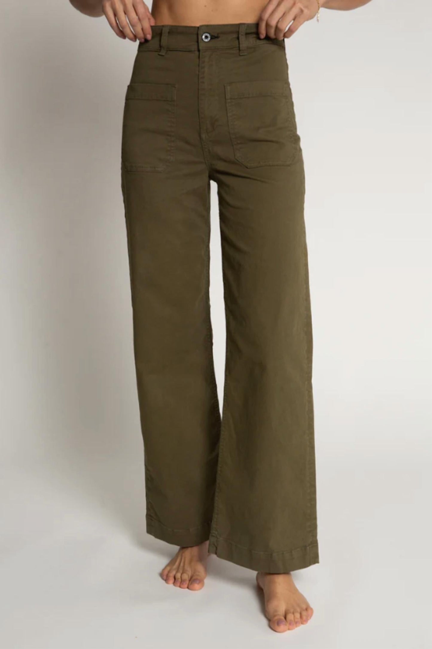 Askk Ny - Sailor Twill High Rise Jeans