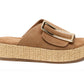 Kelsi Dagger - Dover Bison Suede Platform Sandals
