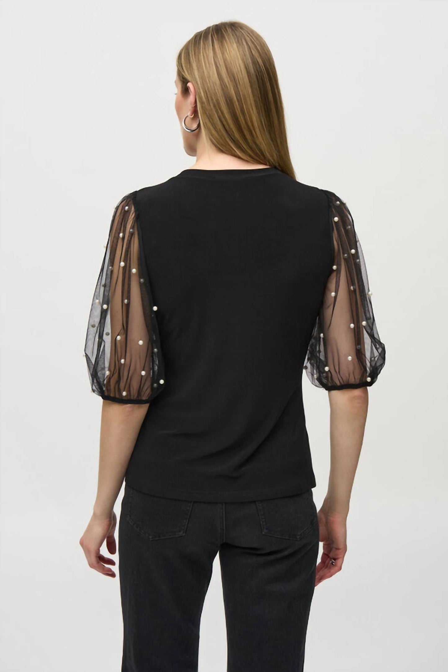 Joseph Ribkoff - Pullover Blouse With Pearls