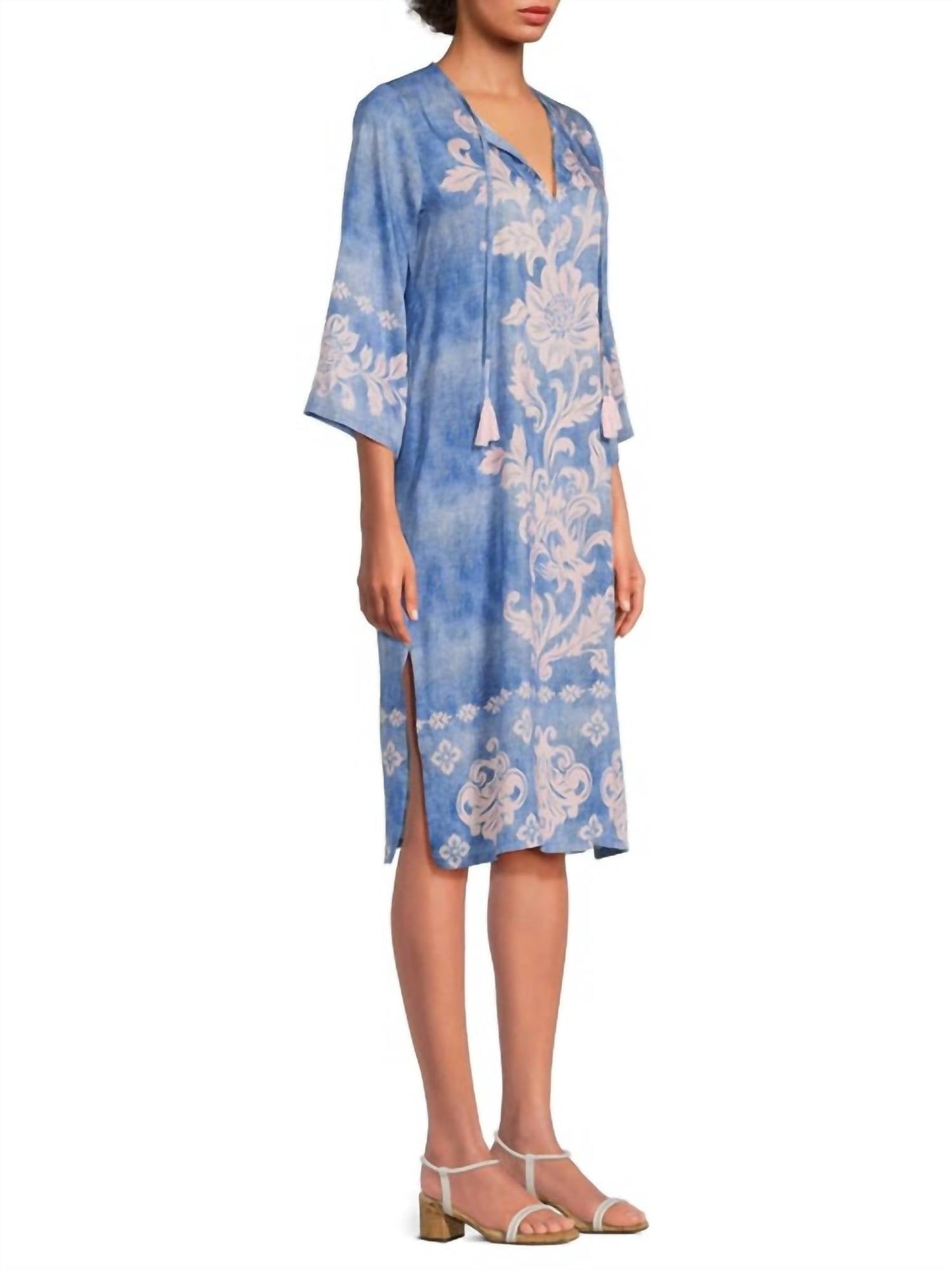 Johnny Was - KIMONO SLEEVE MIDI DRESS