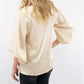 B-Tween - Satin Leopard Balloon Sleeve Top