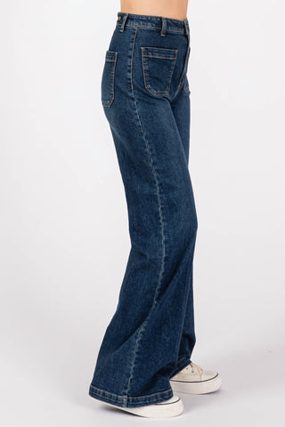 L.T.J - Bianca High Rise Patch Pocket Pants