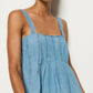 Nation Ltd - Dove Pleated Tank Top