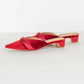 Matisse - Women's Kellan Kitten Heel Slip On Pointed Toe Mules
