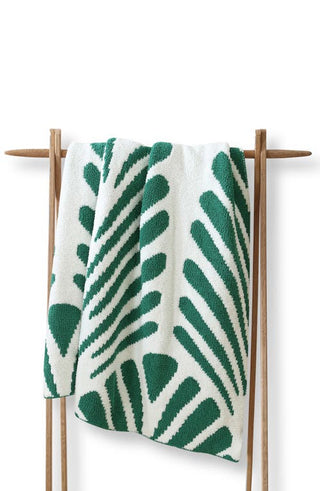 Sunday Citizen Bali Throw Blanket in Jungle  Off White at Nordstrom Size 20X20