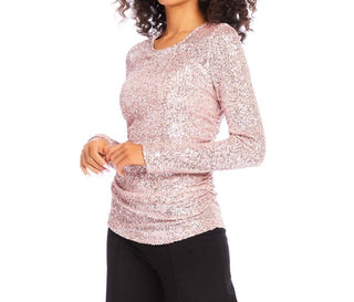 Karen Kane - Sequin Side Shirred Top