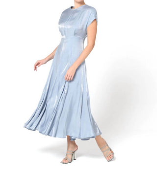 Baruni - Aimee Foiled-finish Midi Dress