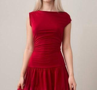Klesis - One Shoulder Mini Balloon Dress