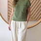 Blu Pepper - Mock Neck Short Sleeve Sweater