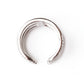 Avenue Chic - Women's Three Line Cz Cuff Ring