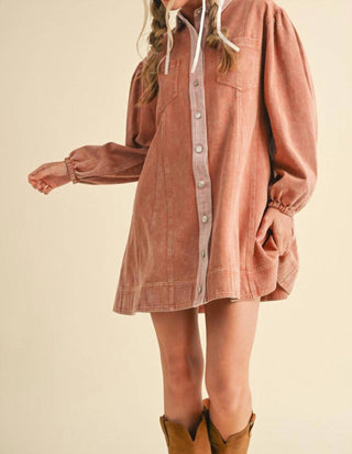 &Merci - Edge Line Denim Mini Dress