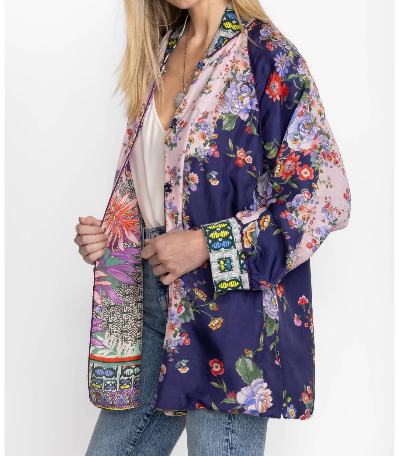Johnny Was - Reversible Bordona Heather Kimono