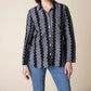 Habitat - Embroidered Cotton Wrap Around Shirt